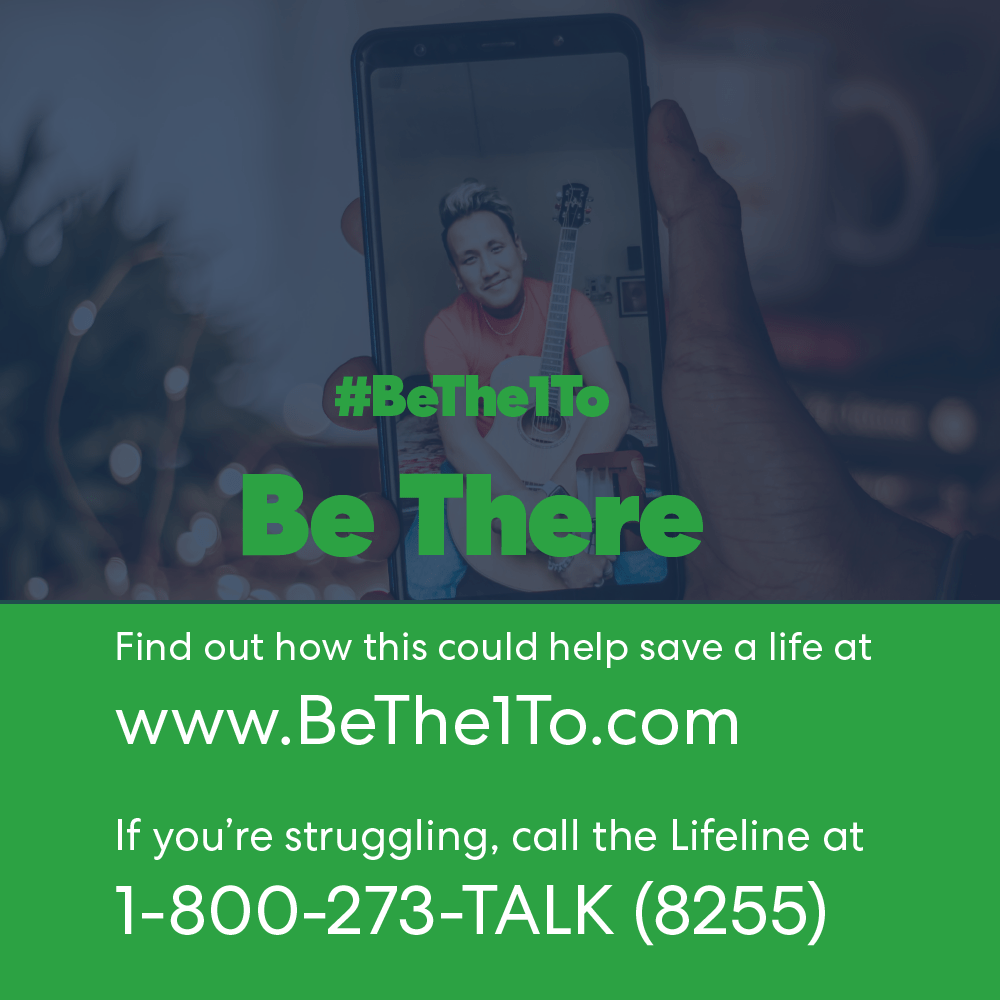 Get #BeThe1To Be There