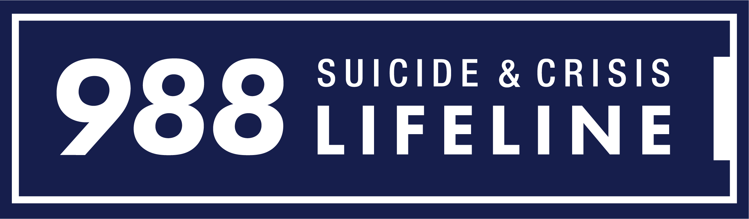 An image for the 988 Suicide & Crisis Lifeline, dial 988 then press 1, Veterans Crisis Line dial nine eight eight then press one. This image also takes you to the website https://988lifeline.org/ . If you are deaf or hard of hearing, you can chat with a 988 Lifeline crisis counselor 24/7 by:  For deaf or hard of hearing ASL users, call 988 Videophone – click here to read the terms of service Online chat – Click the chat button below 988 Text – Send any message to 988 to start a text conversation For TTY Users: Use your preferred relay service or dial 711 then 988.